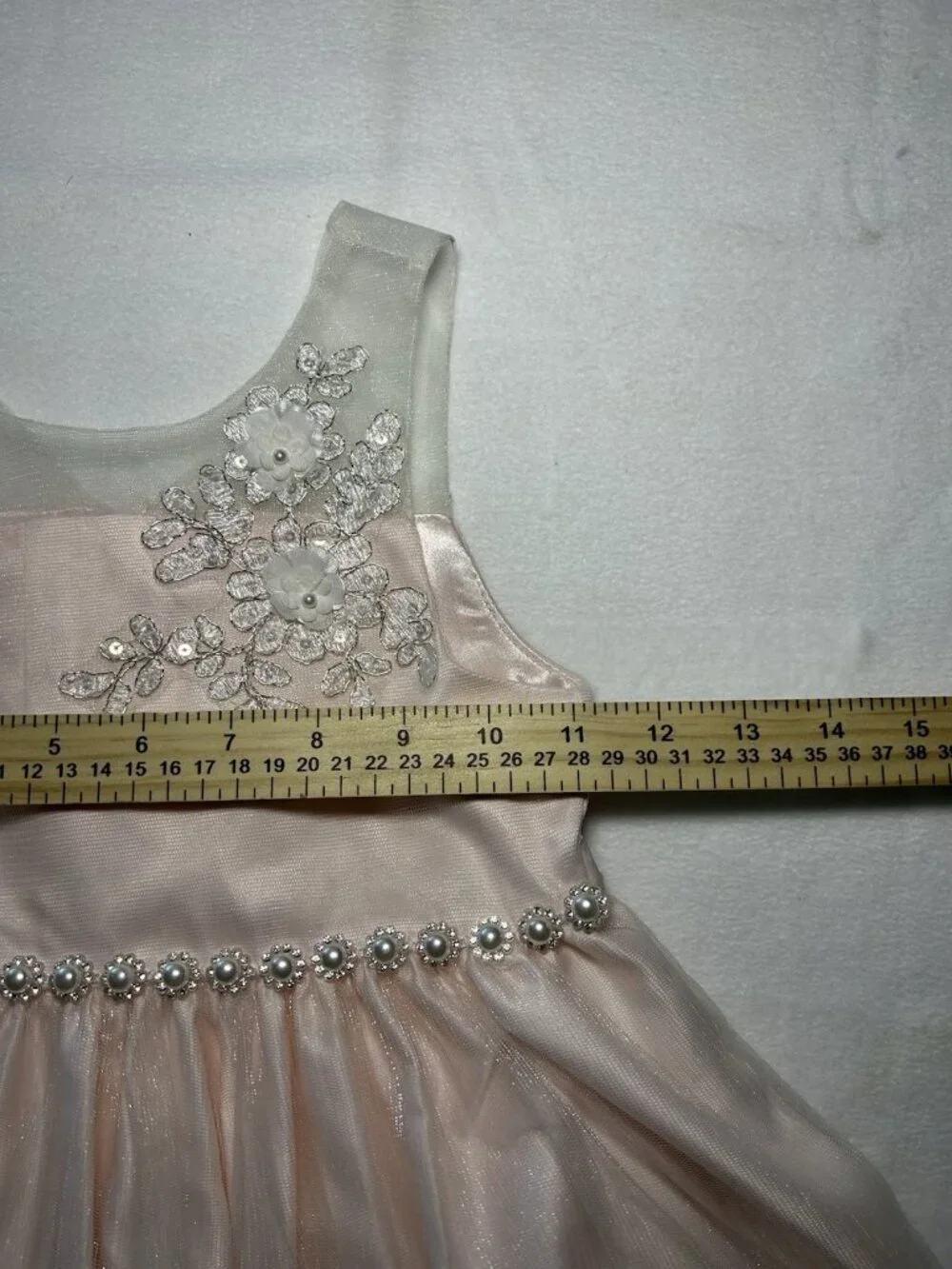 American Princess Light Pink Lace Dress Size 5